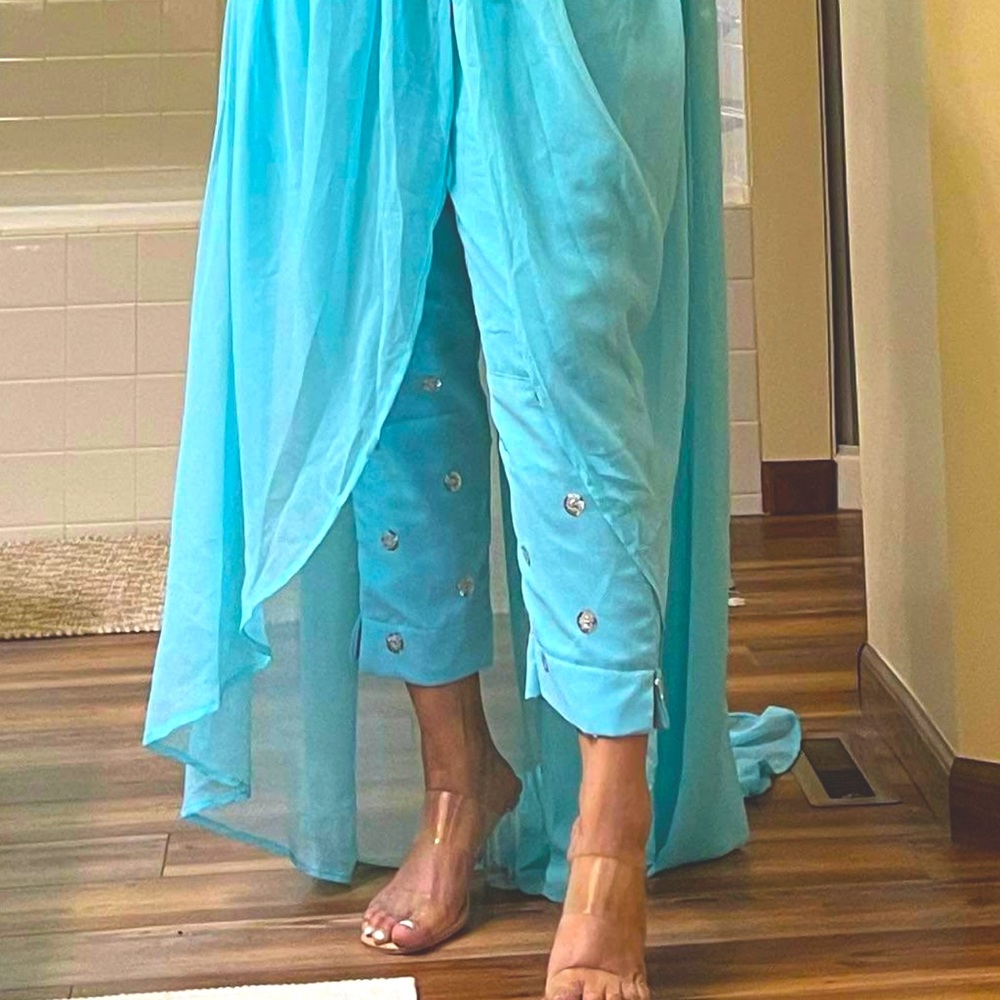 Sky blue 3 piece